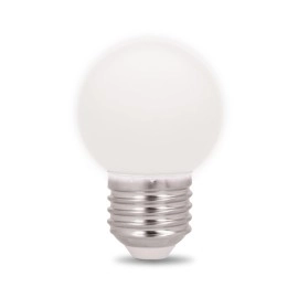 5 gab., 2W, E27, G45, LED spuldzes, baltas krāsas gaisma