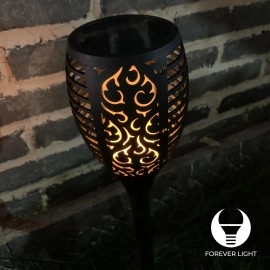 Dekoratīvs dārza gaismeklis ar saules paneli, 33LED, 600mAh Ni-Mh, IP65