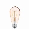 4W, E27, Vintage, LED spuldze, ST64, 400lm, 2200K