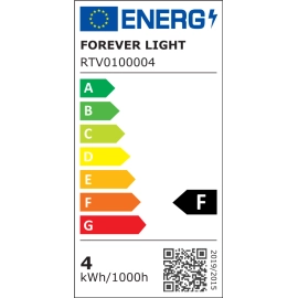 4W, E27, Vintage, LED spuldze, G45, 400lm, 2200K