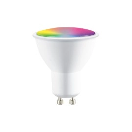 5.5W, GU10, TUYA, WiFi smart, LED spuldze, 400lm, RGB+CCT