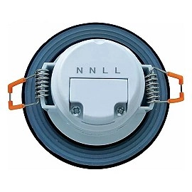 BONO-R iebūvējamais LED gaismeklis 5W 330lm 3000K IP65/20 melns (GreenLUX)