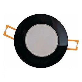 BONO-R iebūvējamais LED gaismeklis 5W 330lm 3000K IP65/20 melns (GreenLUX)
