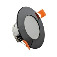 BONO-R iebūvējamais LED gaismeklis melns 5W, 330lm, 3000K, IP65/20 (GreenLUX)
