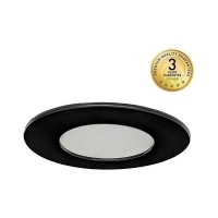 BONO-R iebūvējamais LED gaismeklis melns 5W, 330lm, 3000K, IP65/20 (GreenLUX)