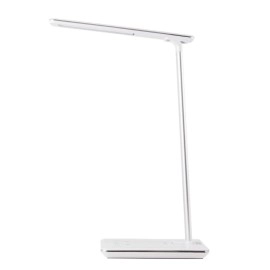 Galda lampa ar bezvadu lādētāju OW-390202 balta (Huslog)