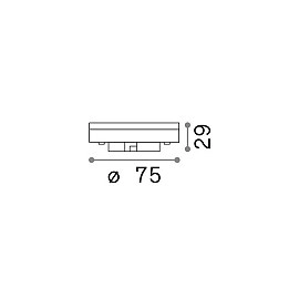 GX53 LED spuldze 9,5 W, 760 lm, 3000 K (Ideal Lux 123936)
