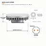 GX53 LED spuldze 9,5 W, 760 lm, 3000 K (Ideal Lux 123936)