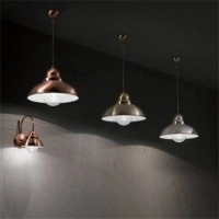 SAILOR AP1 D20 BRUNITO sienas lampa antīks misiņš, E27 60W (Ideal Lux)