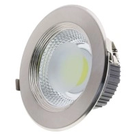 Iebūvējamais LED COB gaismeklis 20W, 2000lm, 2700K, INOX (OPTONICA)