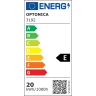 Iebūvējamais LED COB gaismeklis 20W, 2000lm, 2700K, INOX (OPTONICA)
