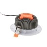 Iebūvējamais LED gaismeklis 30W, 2500lm, 145°, IP20, COB, balts korpuss (OPTONICA)