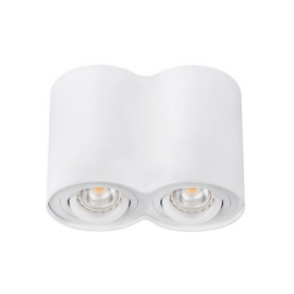 Virsapmetuma gaismeklis BORD MR16/GU10 2 x max.50W, balts