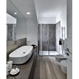 Iebūvējams gaismeklis MARIN MR16 vai GU10, max. 35W, IP44, CT-S80-AB