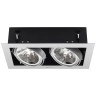 Iebūvējams gaismeklis MATEO AR111/G53 2 x max. 50W, alu