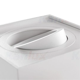 Kvadrāta formas iebūvējams gaismeklis MINI GORD DLP-50 Kanlux