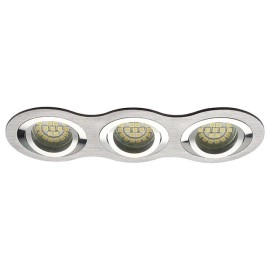 Iebūvējams gaismeklis SEIDY 3 x MR16/Gx5.3 max. 50W, alumīnijs Iebūvējams gaismeklis SEIDY 3 x MR16/Gx5.3 max. 50W, alumīnijs