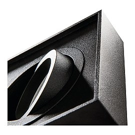 KANLUX MINI GORD DLP-50-B regulējams iebūvējamais rāmis melns