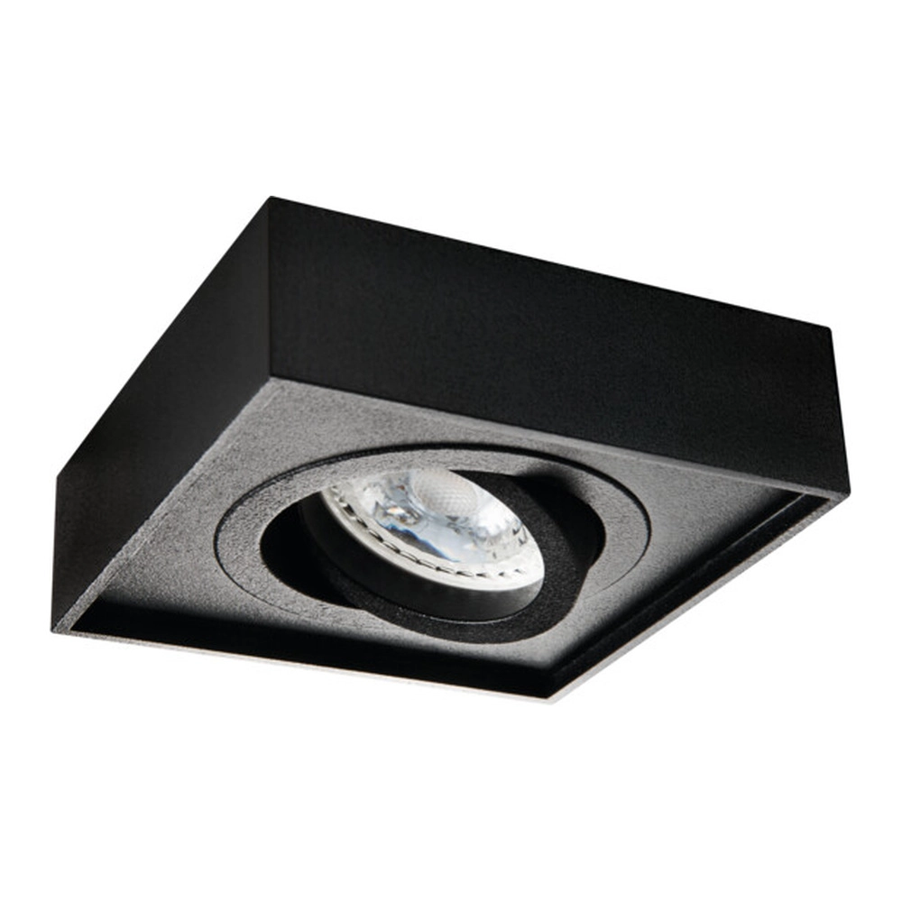 KANLUX MINI GORD DLP-50-B regulējams iebūvējamais rāmis melns