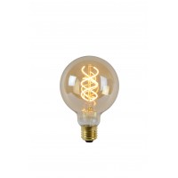 5W, E27, Filament LED spuldze, "AMBER", 260LM, 2200K, Lucide, 49032-05-62