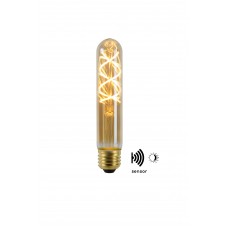 4W, E27, LED Filament āra spuldze "AMBER", ar integrētu krēslas slēdzi, 230LM, 2200K, Lucide, 49035-04-62