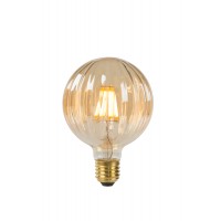 6W, E27, Filament LED spuldze, "AMBER", 550LM, 2200K, Lucide, 80104-06-62