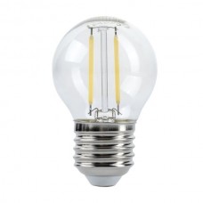 2W E27 G45 Filament LED spuldze, 250Lm, 300°, Optonica - SP186x