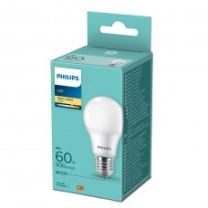 8W, E27, 827, LED spuldze, 806Lm, Philips