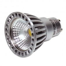 Dimmējama 6W, GU10, 480Lm, ~2700K, LED spuldze ar COB diodi, 50° - SP1274