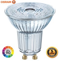 Dimmējama 4.5W GU10 LED spuldze 927 (50W), 2700K, 350lm, 36°, CRI 90  5 gadu garantija - OSRAM - 4058075095380