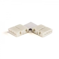 LED sloksnes - lentes savienotājs 8mm sloksnēm 90° ar 2x kontaktiem -3528SMD - AC6619