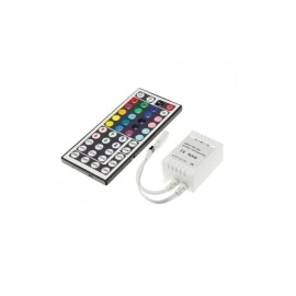 LED RGB kontrolieris 12V, 144W, ar 44 pogu IR pulti