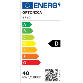 LED panelis 60x60cm, 40W, 4800lm, UGR<19, IP20, 5 gadu garantija (OPTONICA)