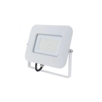 LED prožektors 50W, 4250lm, 2800K, IP65, balts (OPTONICA)