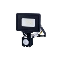 LED prožektors ar sensoru 20W, 1600lm, 2700K, IP65, melns (OPTONICA 5957)