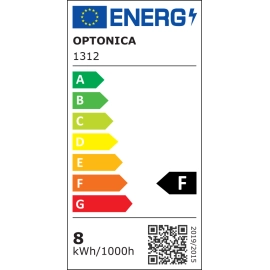 LED filamenta spuldze A60 E27, 8W, 810lm, 2700K