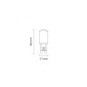 G9 LED spuldze, 5W, 420lm, 2800K, 360° (OPTONICA)