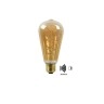 4W, E27, LED Filament āra spuldze "AMBER", ar integrētu krēslas slēdzi, 230LM, 2200K, Lucide, 49034-04-62