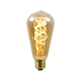5W, E27, Filament LED spuldze, "AMBER", 260LM, 2200K, Lucide, 49034-05-62 5W, E27, Filament LED spuldze, "AMBER", 260LM, 2200K, Lucide, 49034-05-62