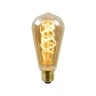 5W, E27, Filament LED spuldze, "AMBER", 260LM, 2200K, Lucide, 49034-05-62