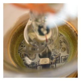 4W, E27, LED Filament āra spuldze "AMBER", ar integrētu krēslas slēdzi, 230LM, 2200K, Lucide, 49042-04-62
