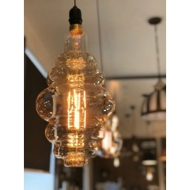 Dimmējama 8W Retro Vintage BD200 E27 Filament LED spuldze, 810 lm, 1800K - P1791