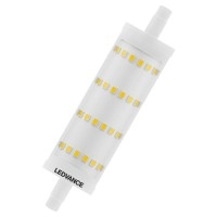 LED R7s spuldze 118mm 13W 2700K 1521lm, nedimmējama, caurspīdīga (LEDVANCE)