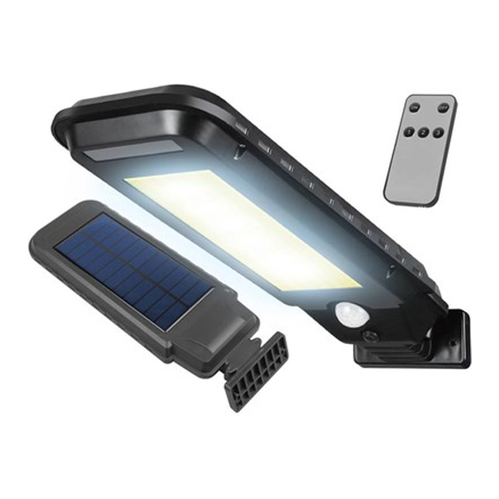 LL118 solārā LED āra lampa ar kustības sensoru un pulti, 30W, 2000lm (LTC)