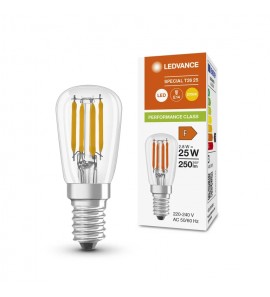 2,8W FILAMENT LED spuldze 2700K, E14, T26, 250 lm, Ledvance