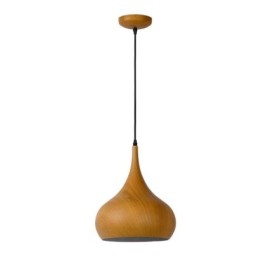 WOODY piekaramā lampa Ø30 cm, 1xE27, koka apdare (LUCIDE)