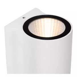 AKRA āra sienas lampa 1 × 6 W Integrated LED 2700K balta (Lucide)