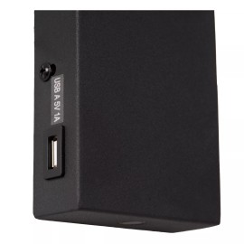 ALEC sienas prožektors 1 x 3 W G9 melns (Lucide)