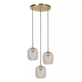 ALICENT piekarama lampa Ø35 cm 3 x 40 W E27 matēta zelta / misiņa (Lucide)