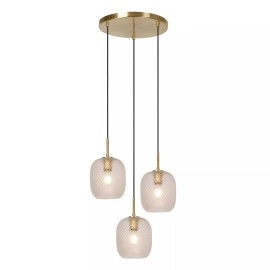 ALICENT piekarama lampa Ø35 cm 3 x 40 W E27 matēta zelta / misiņa (Lucide)